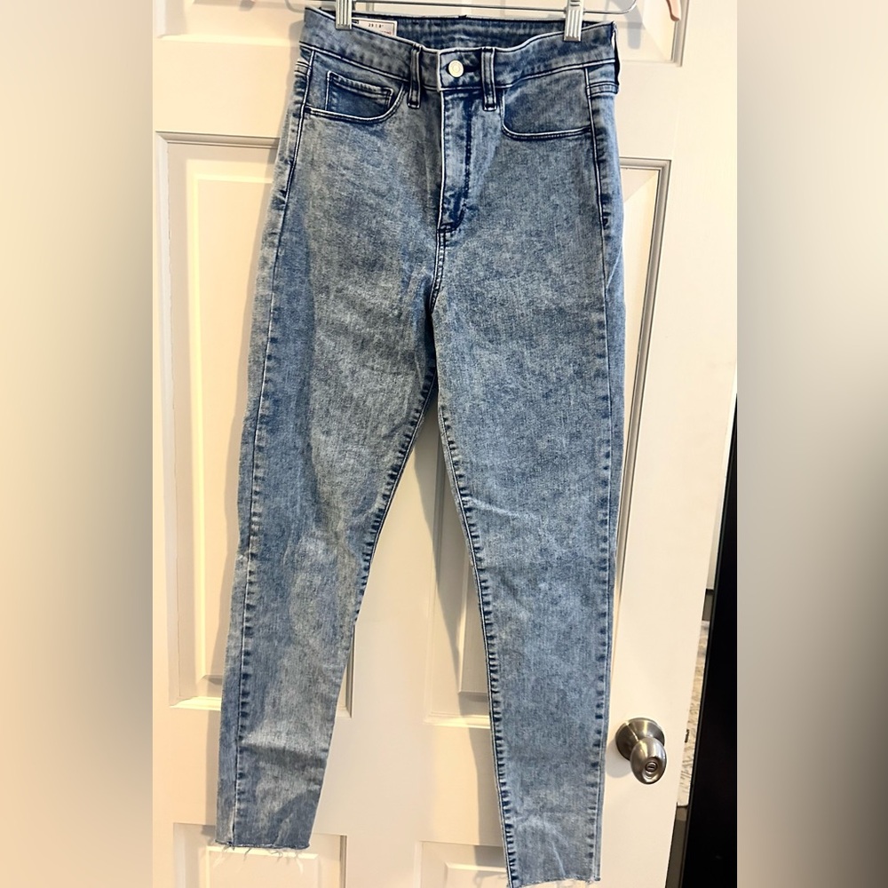 Gap Universal Jegging High Rise Stonewash 8t 29 Excellent